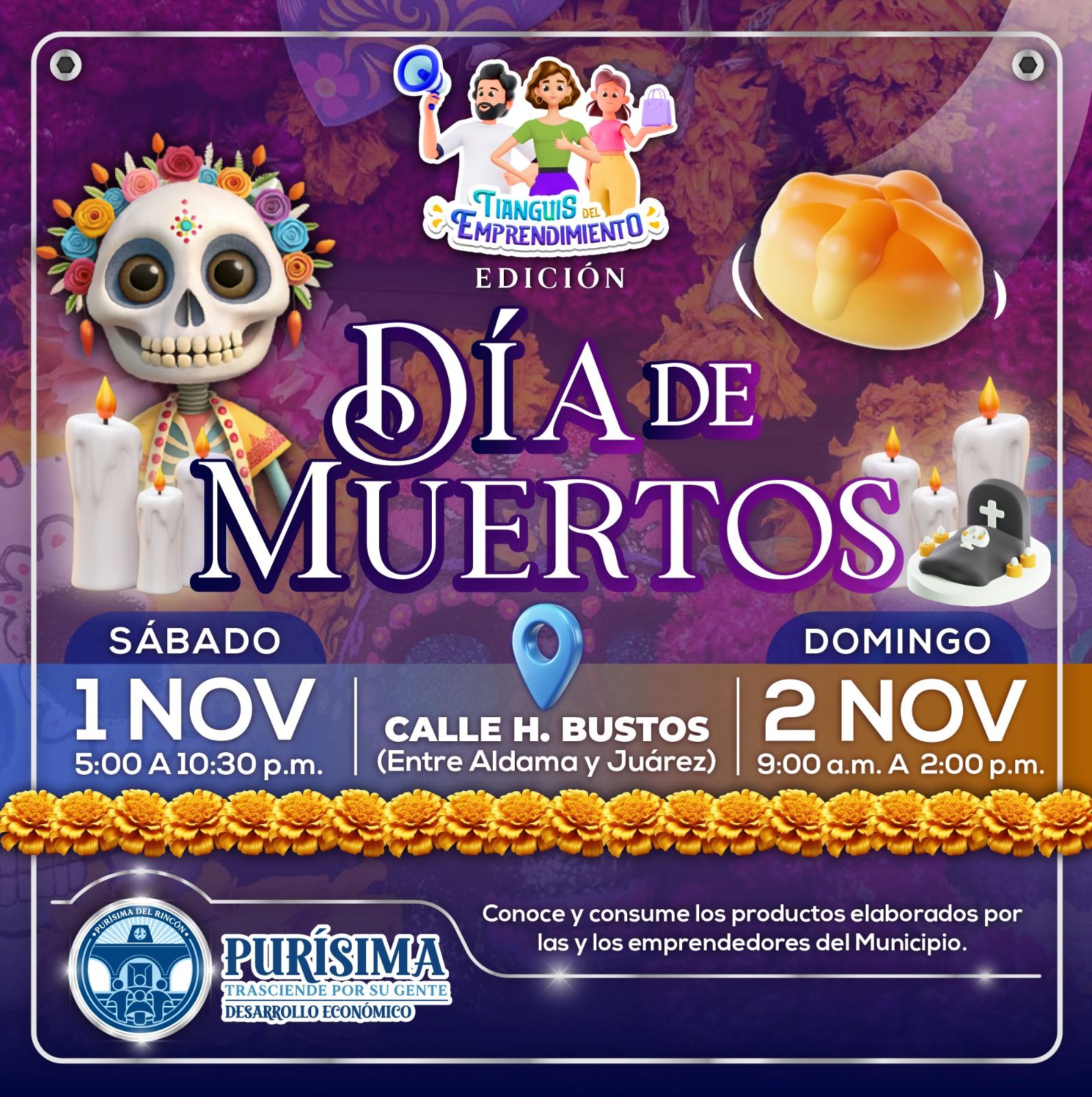 Tianguis dia de muertos 2025
